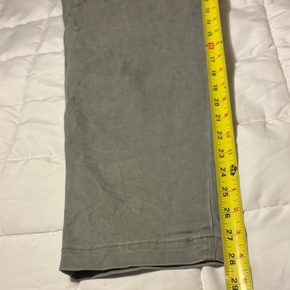 Gathered Waist Army Green Casual Pants - Picture 8 of 10